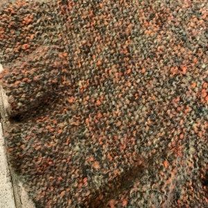 WOOL KNITTED SHAWL